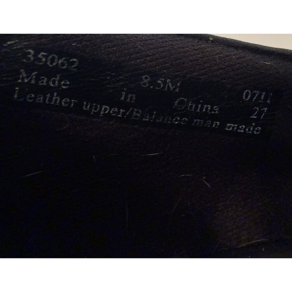 Clarks Bendables Black Leather Slip On Comfort Loafers Button Womens 8.5M - Picture 6 of 6